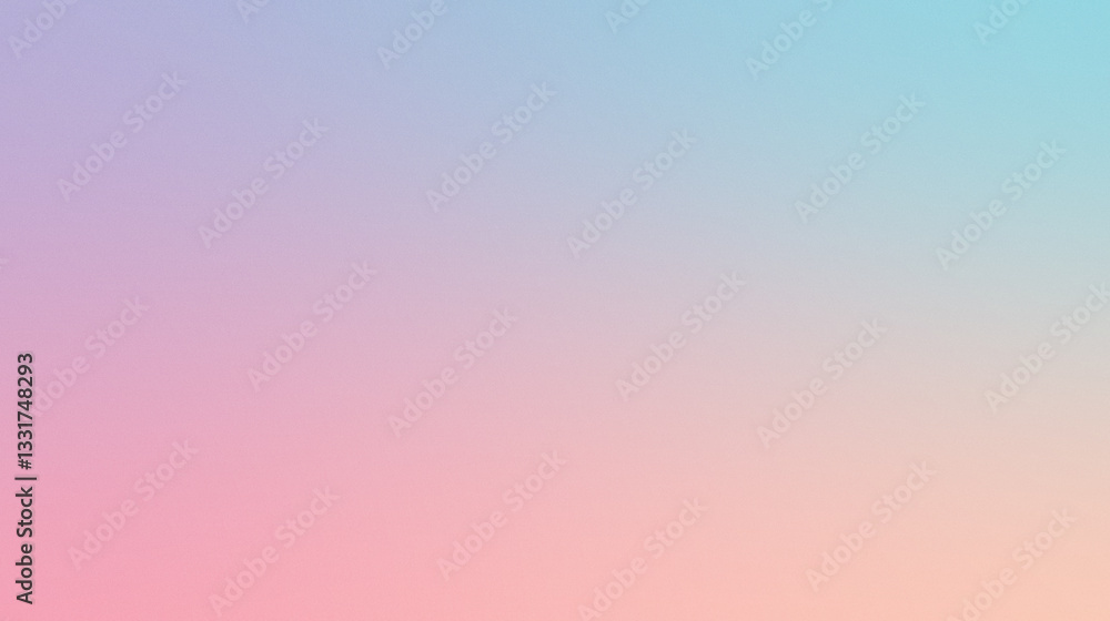 Naklejka premium Colorful gradient background in soft pastel shades, abstract design, modern digital art, bright wallpaper, smooth color transition, tranquility and calm.