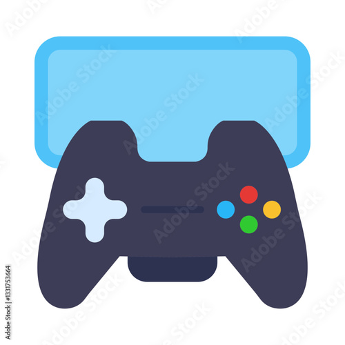 Game Console flat icon