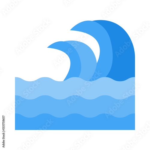 Ocean flat icon