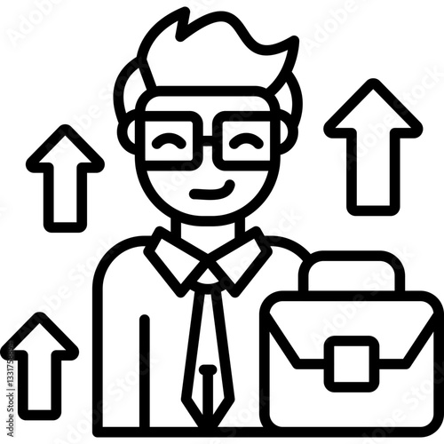 Career Icon Vector Element