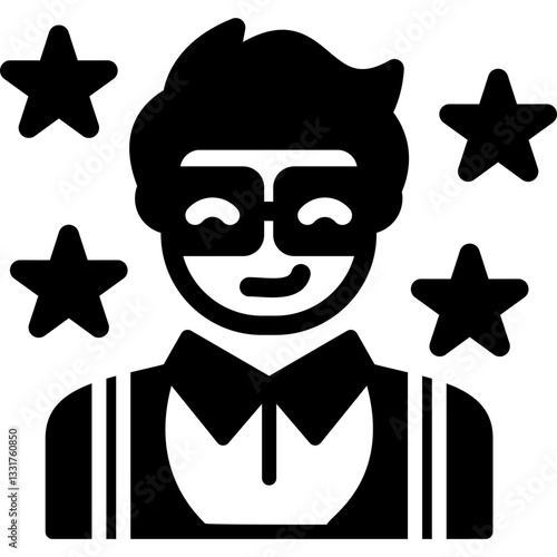 Role Model Icon Vector Element