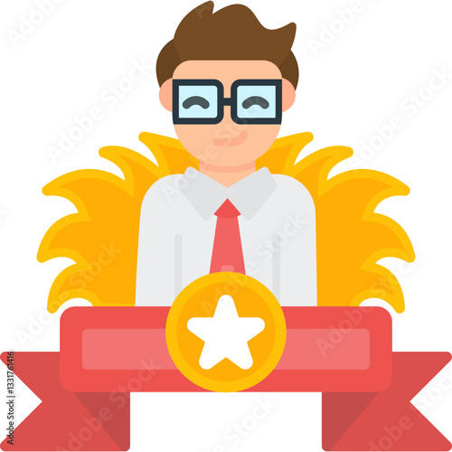 Outstanding Icon Vector Element