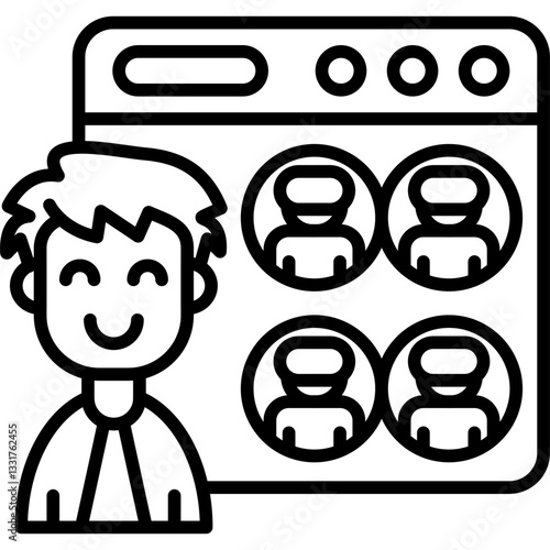 Prospect Icon Vector Element