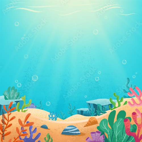 underwater world background