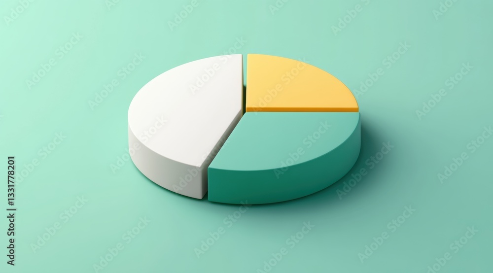 Obraz premium 3d pie chart