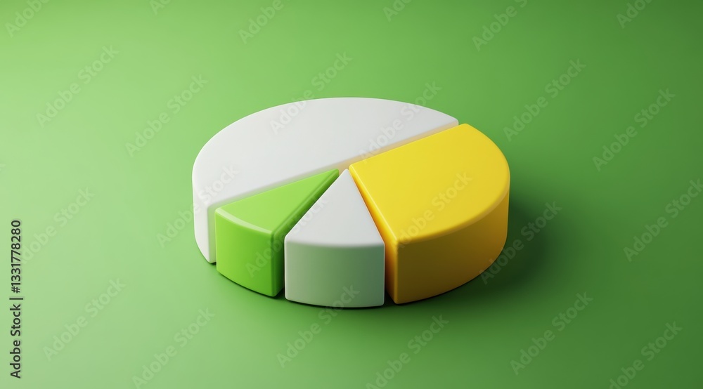 Obraz premium 3d pie chart