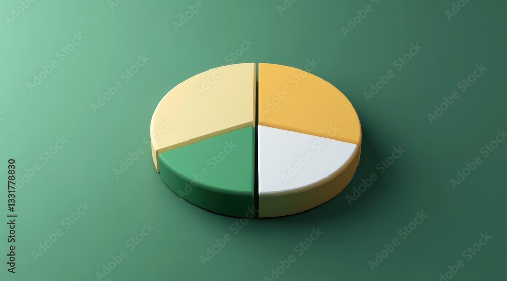 Fototapeta premium 3d pie chart