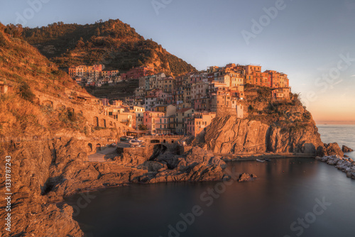 Manarola al tramonto