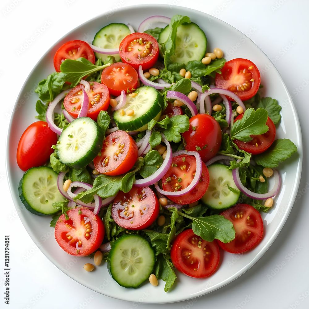 salad with tomatoes and cucumbers salad with tomatoes and cucumbers