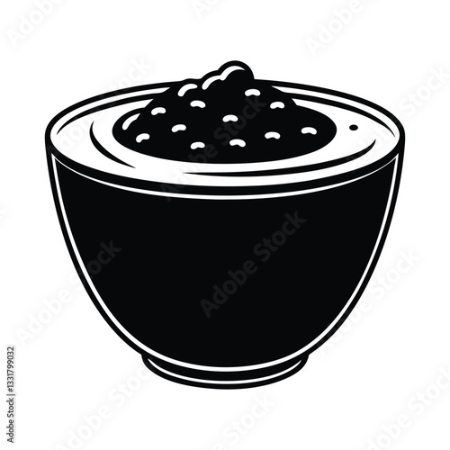 Vector illustration of a cup of coffee and tea with coffee beans and a disposable container