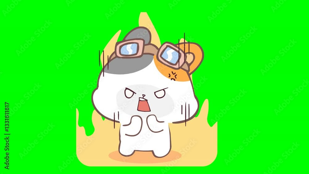 A charming cat character animation, perfect for enhancing emotions in your videos! A charming cat character animation, perfect for enhancing emotions in your videos!