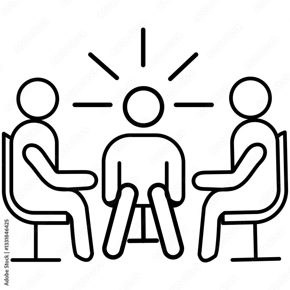Business Meeting Discussion Icon with Transparent Background – Teamwork Collaboration, Corporate Strategy, Professional Communication, Vector Illustration Business Meeting Discussion Icon with Transparent Background – Teamwork Collaboration, Corporate Strategy, Professional Communication, Vector Illustration