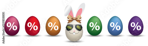 Bunte Ostereier für die Osterangebote