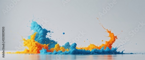 Abstract Representation of Mental Struggle.