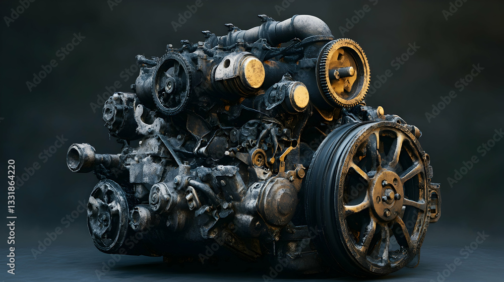 Obraz premium Powerful Engine Design