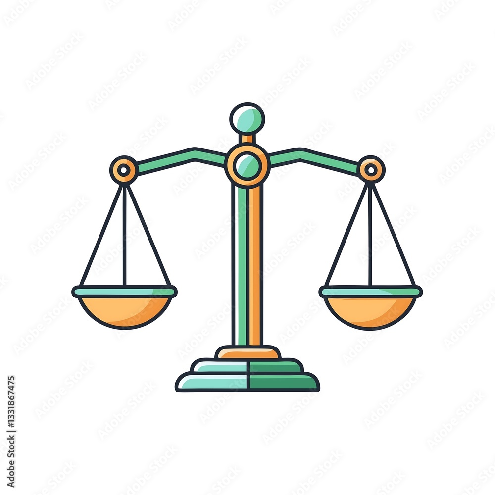 scales of justice isolated on white background scales of justice isolated on white background