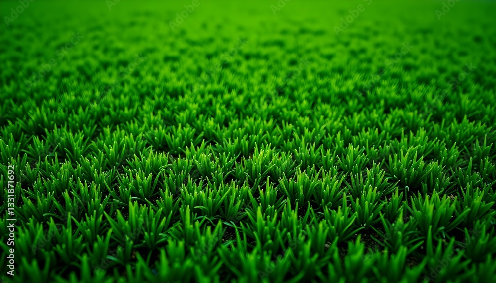 A vibrant, lush green field filled with dense grass, creating a serene and peaceful natural landscape. A vibrant, lush green field filled with dense grass, creating a serene and peaceful natural landscape.