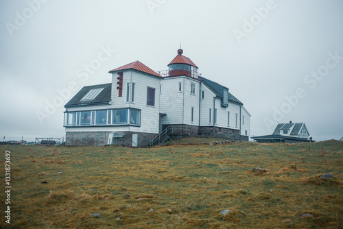 Ogna Lighthouse, Norway – Historic Coastal Landmark in a Moody Nordic Landscape