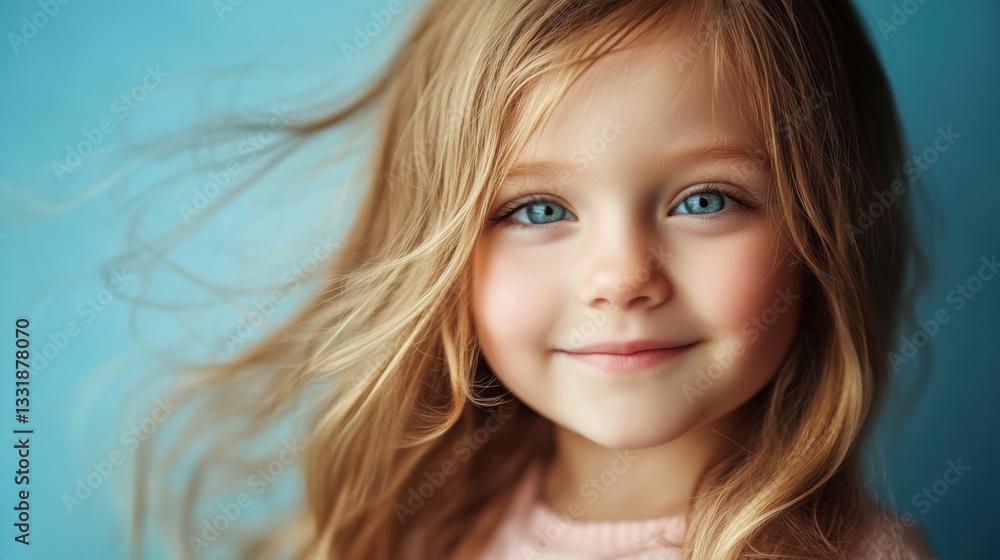 Cheerful long-haired girl exudes joy, vibrant energy radiates in a creative moment. Cheerful long-haired girl exudes joy, vibrant energy radiates in a creative moment.