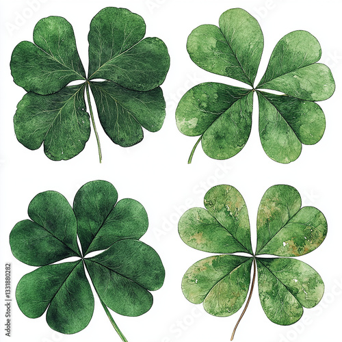 Lucky Four-Leaf Clover - Rare Lucky Four-Leaf Clover for Good Fortune | Symbolic and Natural Lucky Four-Leaf Clover for Decoration and Gifts