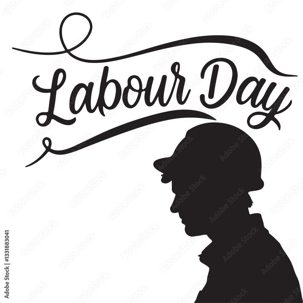 Happy Labour Day Celebration Calligraphy text design Happy Labour Day Celebration Calligraphy text design