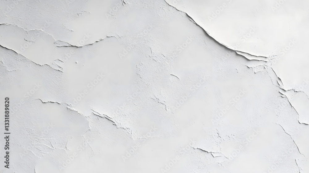 Obraz premium Light Gray Stucco Texture Background. Premium White Wallpaper with copy-space.