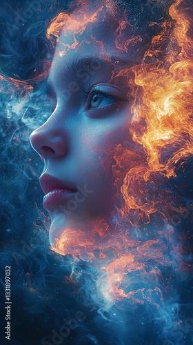 Sunset Waves Splashing