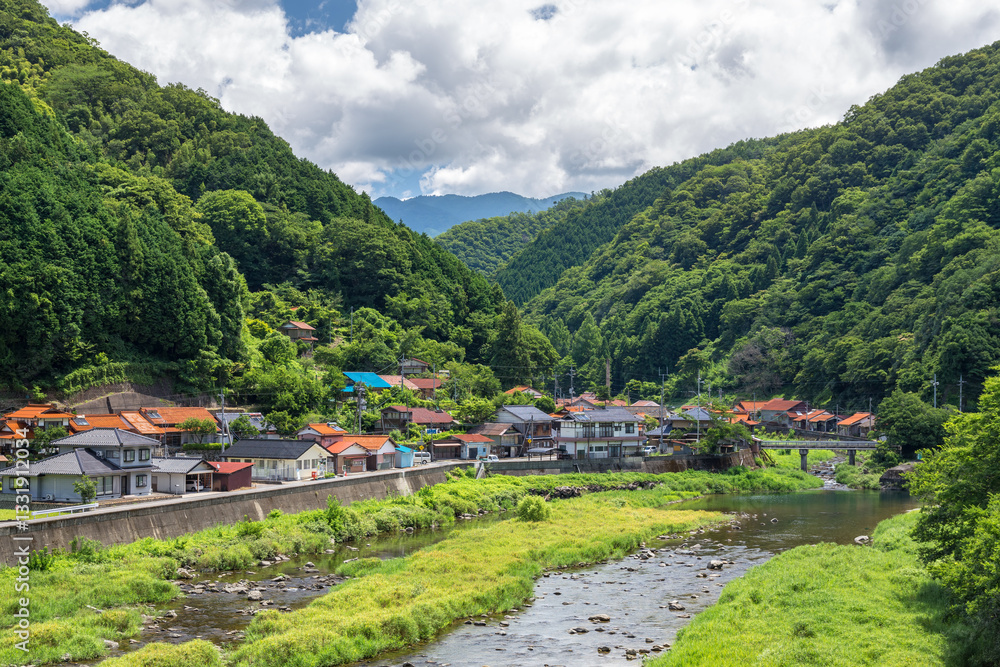 Fototapeta premium 左鐙の風景
