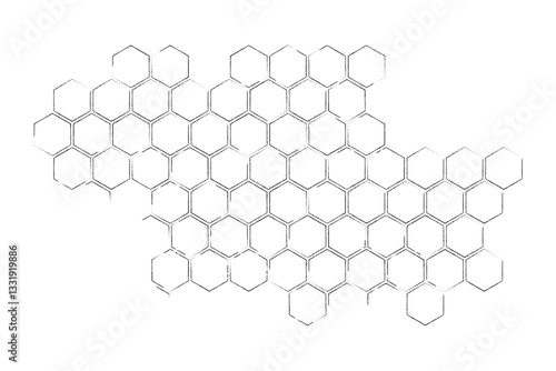 Honeycomb logo icon. Propolis Honey comb structure textured pattern. Honey, pollen, wax, parchment and bee products. Stock vector illustration isolated on white background.