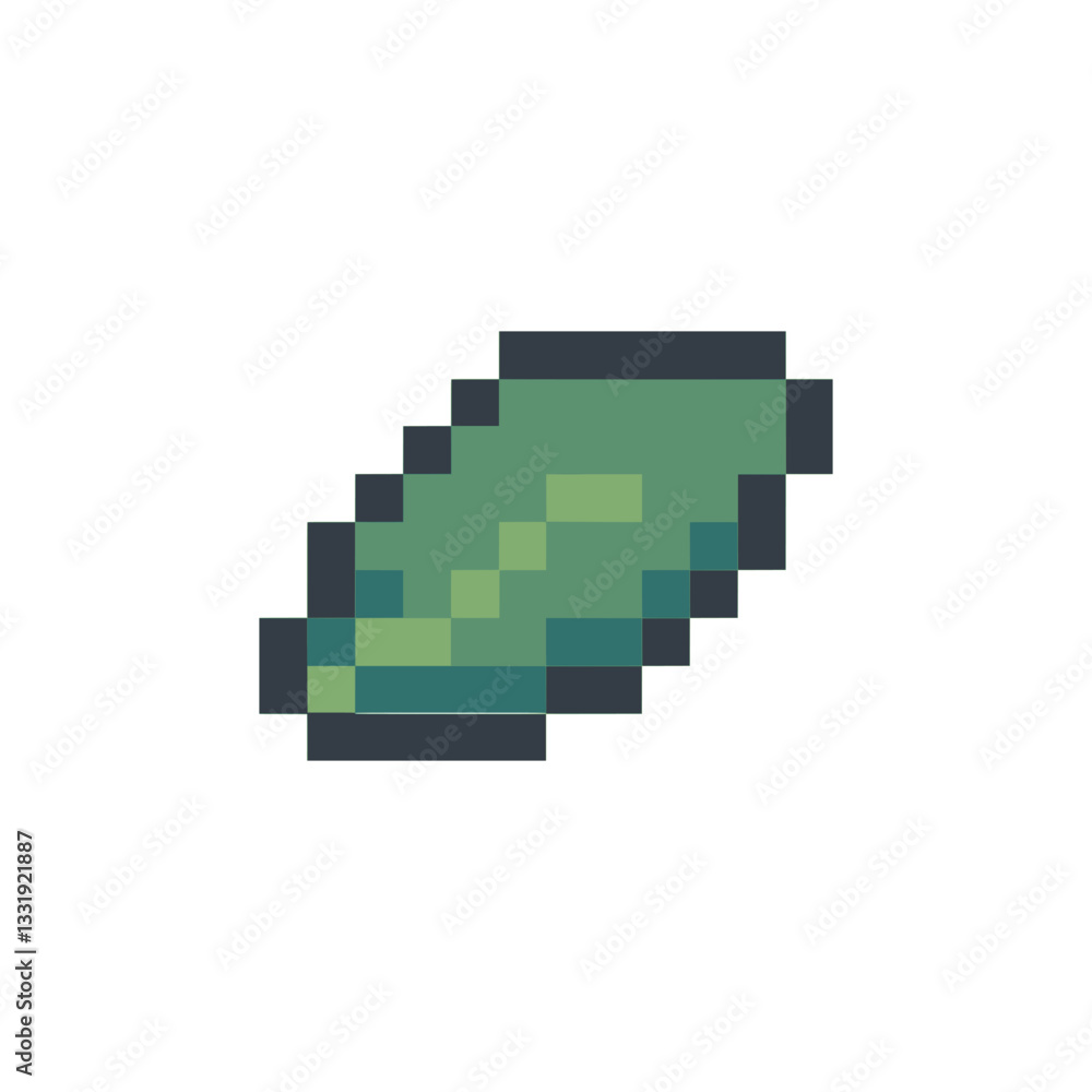 Fototapeta premium sprout plant retro pixel art