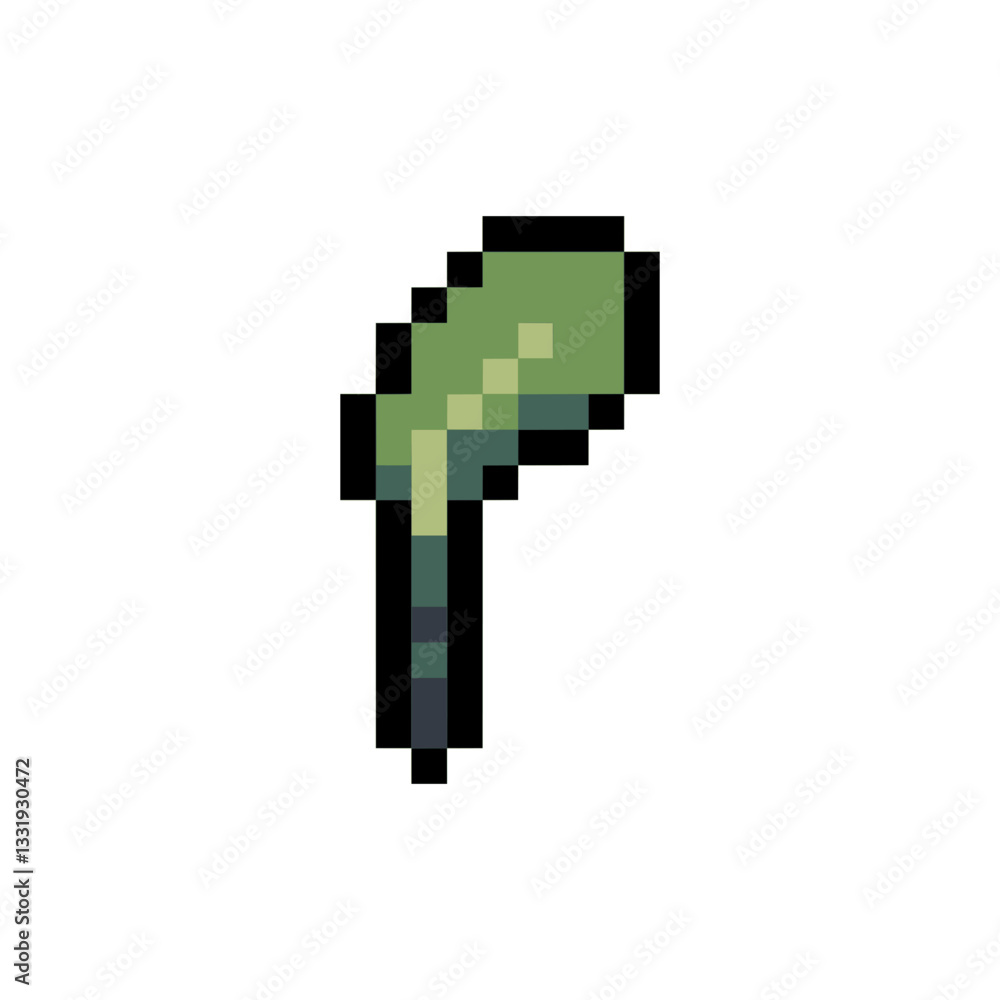 Fototapeta premium sprout plant retro pixel art