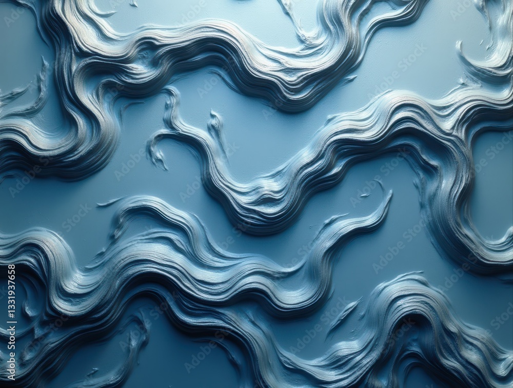 Smooth flowing textures creating a stunning liquid mercury background Smooth flowing textures creating a stunning liquid mercury background