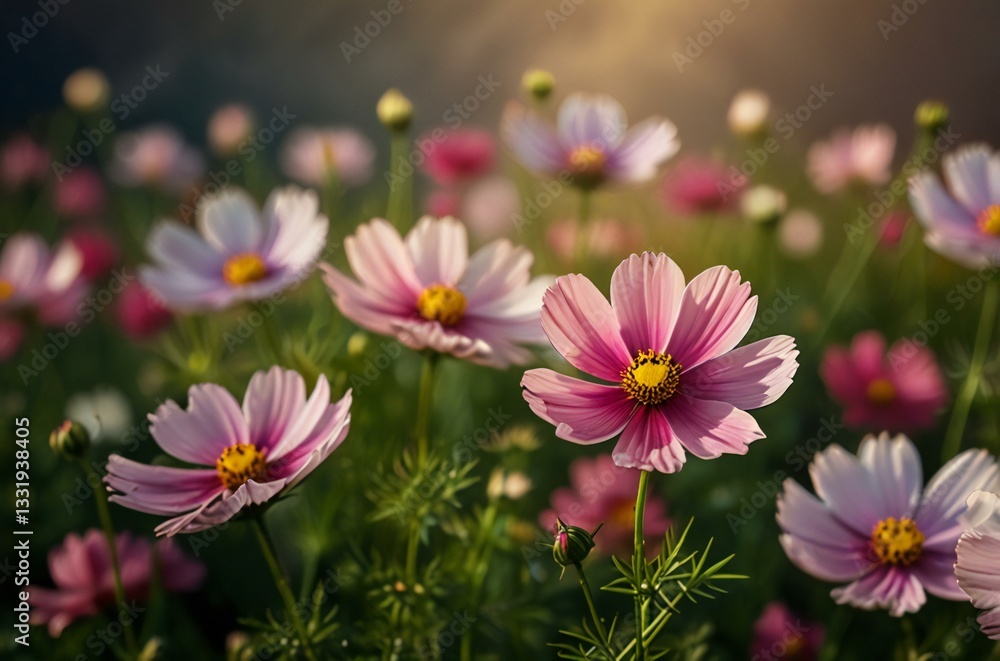 Obraz premium pink cosmos flower