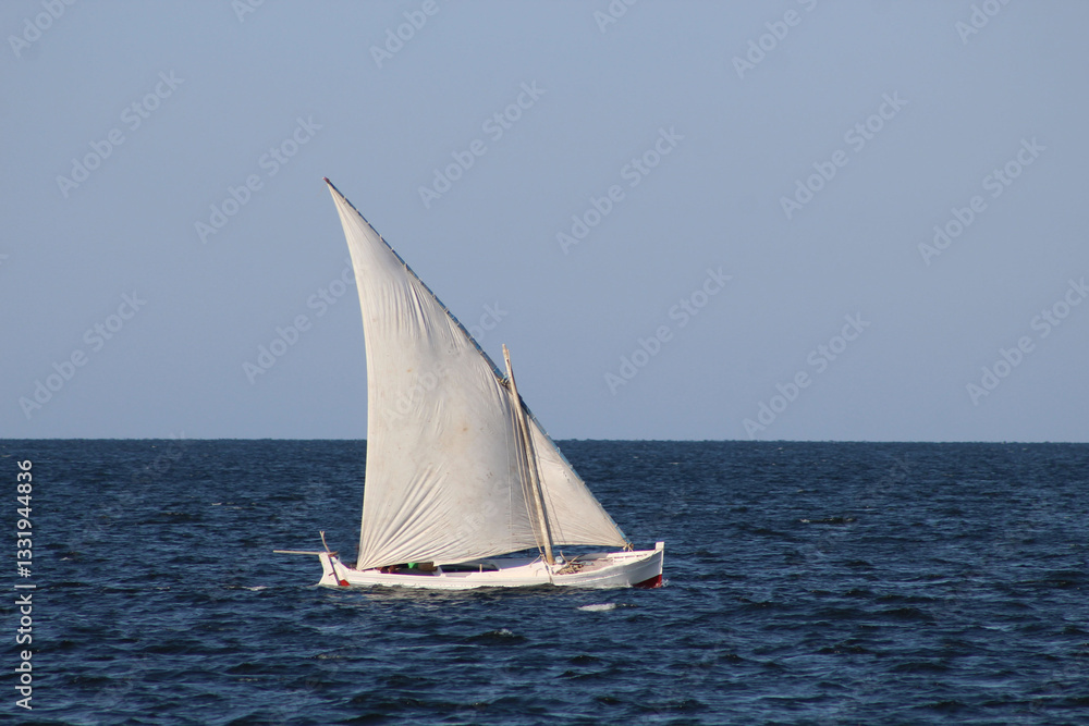 Fototapeta premium sailboat on the sea