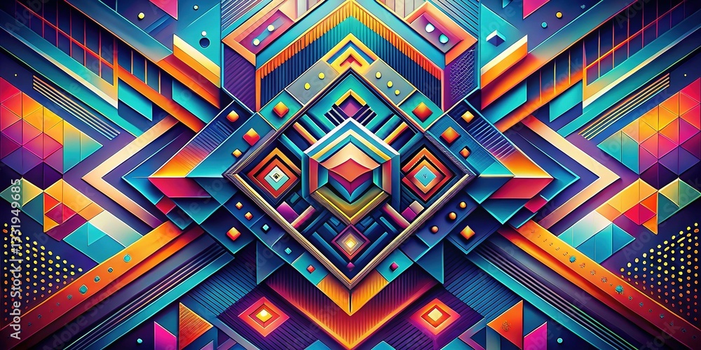 Fototapeta premium Abstract Lines Art - Modern Geometric Design