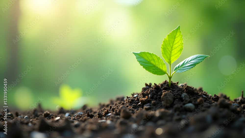 Fototapeta premium Innovative Green Business Development Strategies for Environmental Conservation: Building a Sustainable Community with New Business Plans and Photo Stock Concepts for Eco-Friendly Initiatives