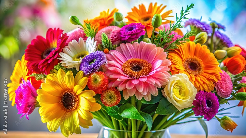 Get Well Flowers - Beautiful Bouquet, Bright Colors Get Well Flowers - Beautiful Bouquet, Bright Colors