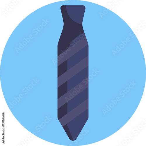 A classic necktie, representing formal attire for prom night.