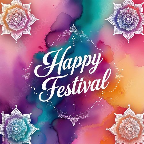 Splash of Colors Celebrating the Vibrant Spirit of Holi with Joy and Togetherness