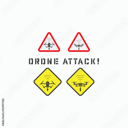 
  Flying camera, transportation gadget, robot dron Isolated vector icon. Flat illustration