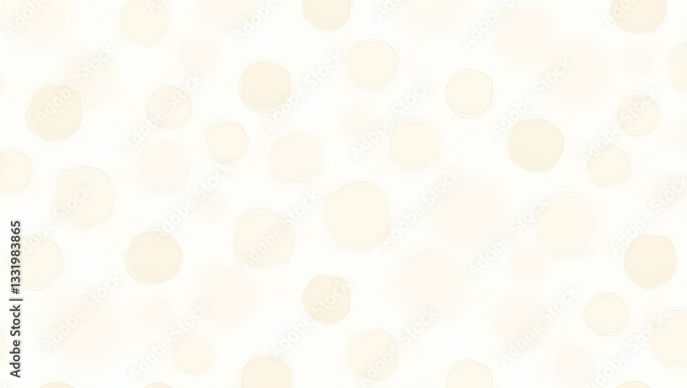 Soft watercolor circle tile pattern with gentle brush strokes on white for refined artistic expression concept as Soft watercolored circles in a delicate seamless arrangement perfect for refined stati