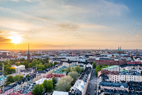 Obraz na płótnie view of Helsinki w salonie