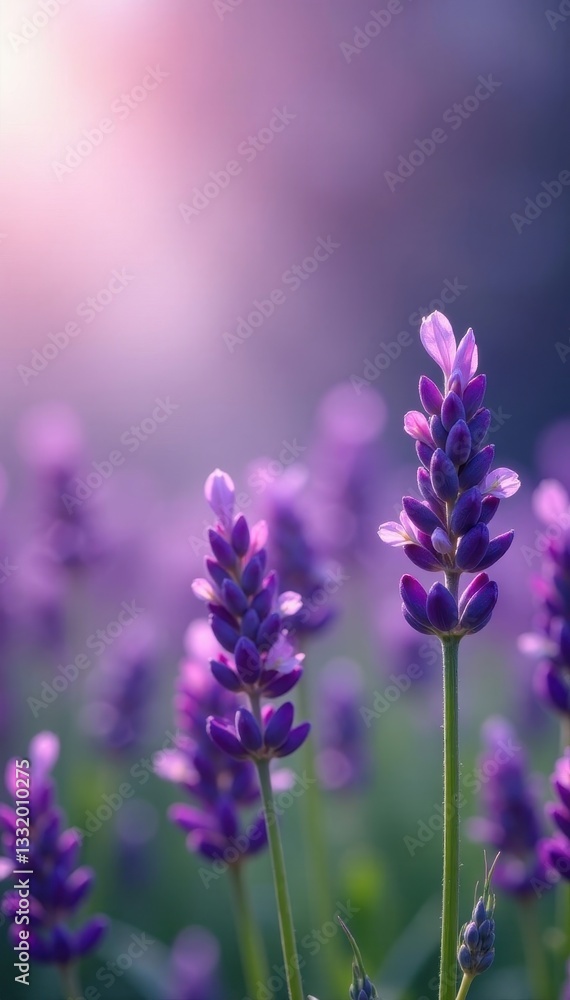 Lavenders in full bloom, soft focus background Romantic purple hues , nature, soft Lavenders in full bloom, soft focus background Romantic purple hues , nature, soft