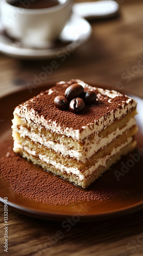 Wallpaper Mural Indulgent Layers The Perfectly Crafted Tiramisu Dessert Torontodigital.ca