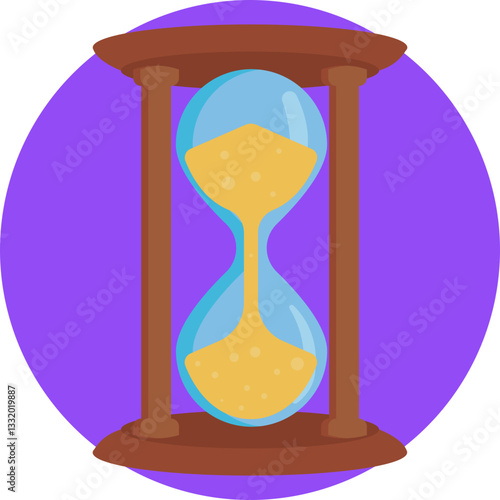 Hourglass – A symbol representing the passage of time, typically used to show countdowns or time-limited events.