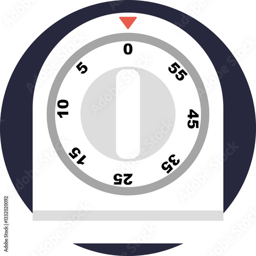 A timer used for tracking cooking time.