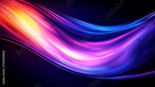 Wallpaper Mural Abstract Flowing Light Streaks in Vibrant Colors creating a Dynamic and Modern Background Design
 Torontodigital.ca