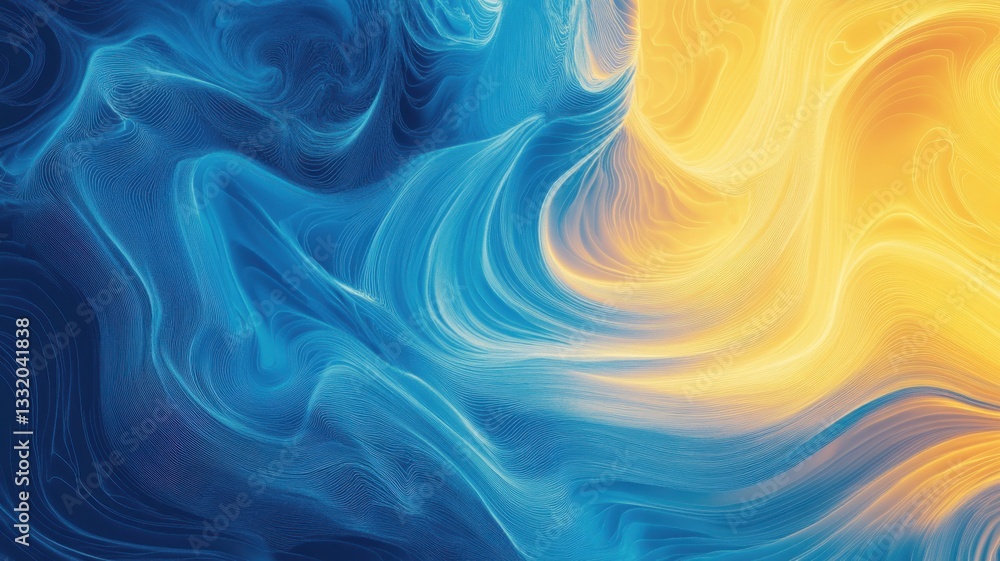 Obraz premium Meteorological wind pressure map, modern scientific visualization. Wind speed pressure maps