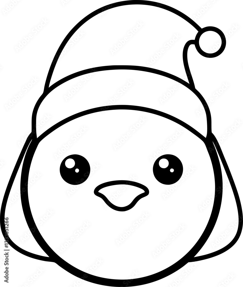 funny cartoon animal line art icon for kids book funny cartoon animal line art icon for kids book