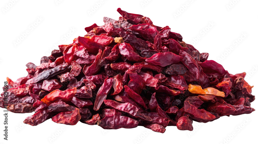 Fiery Cascade of Red Chili: A vibrant and textured pile of dried red chili peppers, showcasing their rich color and unique forms. Fiery Cascade of Red Chili: A vibrant and textured pile of dried red chili peppers, showcasing their rich color and unique forms.